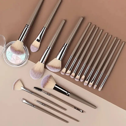 10-20PCS Makeup Brush Set Foundation Concealer Powder Eyeshadow Blush Brush Kabuki Blending Cosmetic Beauty Tool for Face