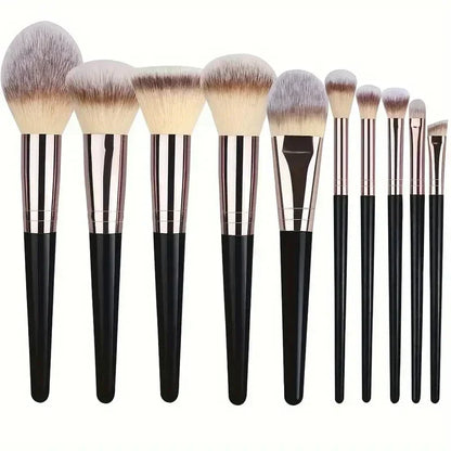 10-20PCS Makeup Brush Set Foundation Concealer Powder Eyeshadow Blush Brush Kabuki Blending Cosmetic Beauty Tool for Face