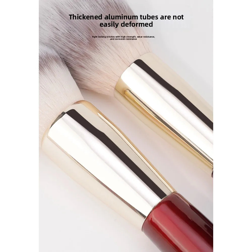 15 Professional Makeup Brushes Solid Wood Handle Aluminum Tube Makeup Brush Set Soft Multi-functional Beauty Tool