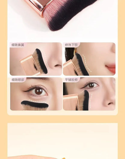 Wavy Makeup Brush Soft Bristles Multifunctional Foundation Powder Brush Body Cosmetic Tool