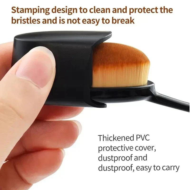 1/2/5/10PCS Large Foundation Brush Toothbrush Shape Makeup Make Up Tool Get Fast Even Application of Creams and Powders Cosmetic