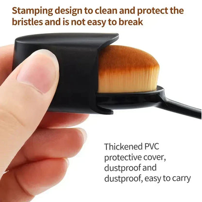 1/2/5/10PCS Large Foundation Brush Toothbrush Shape Makeup Make Up Tool Get Fast Even Application of Creams and Powders Cosmetic