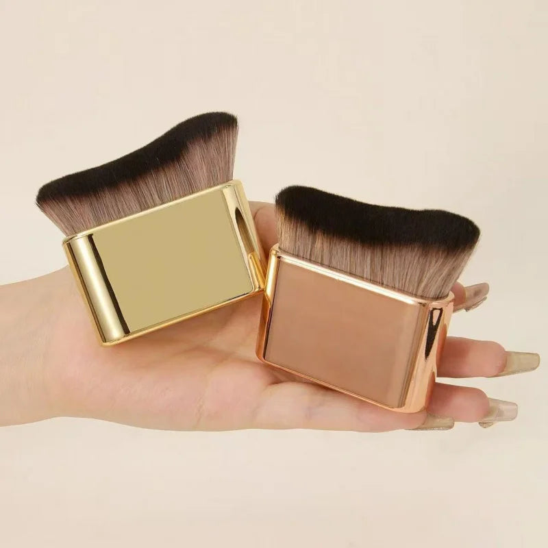 Wavy Makeup Brush Soft Bristles Multifunctional Foundation Powder Brush Body Cosmetic Tool