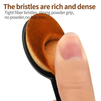 1/2/5/10PCS Large Foundation Brush Toothbrush Shape Makeup Make Up Tool Get Fast Even Application of Creams and Powders Cosmetic