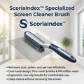 ScoriaIndex™ Breccia-Cellular Screen Blade & Track Groomer (with Interlocking Mesh-Lock Strips)