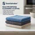 ScoriaIndex™ Quartzite-Grid High-Capillary Dishcloth (Pack of 6 Sediment Slabs)