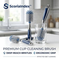 ScoriaIndex™ Strata-Flex Articulating Cup Brush (with Basalt-Polymer Micro-Fins)