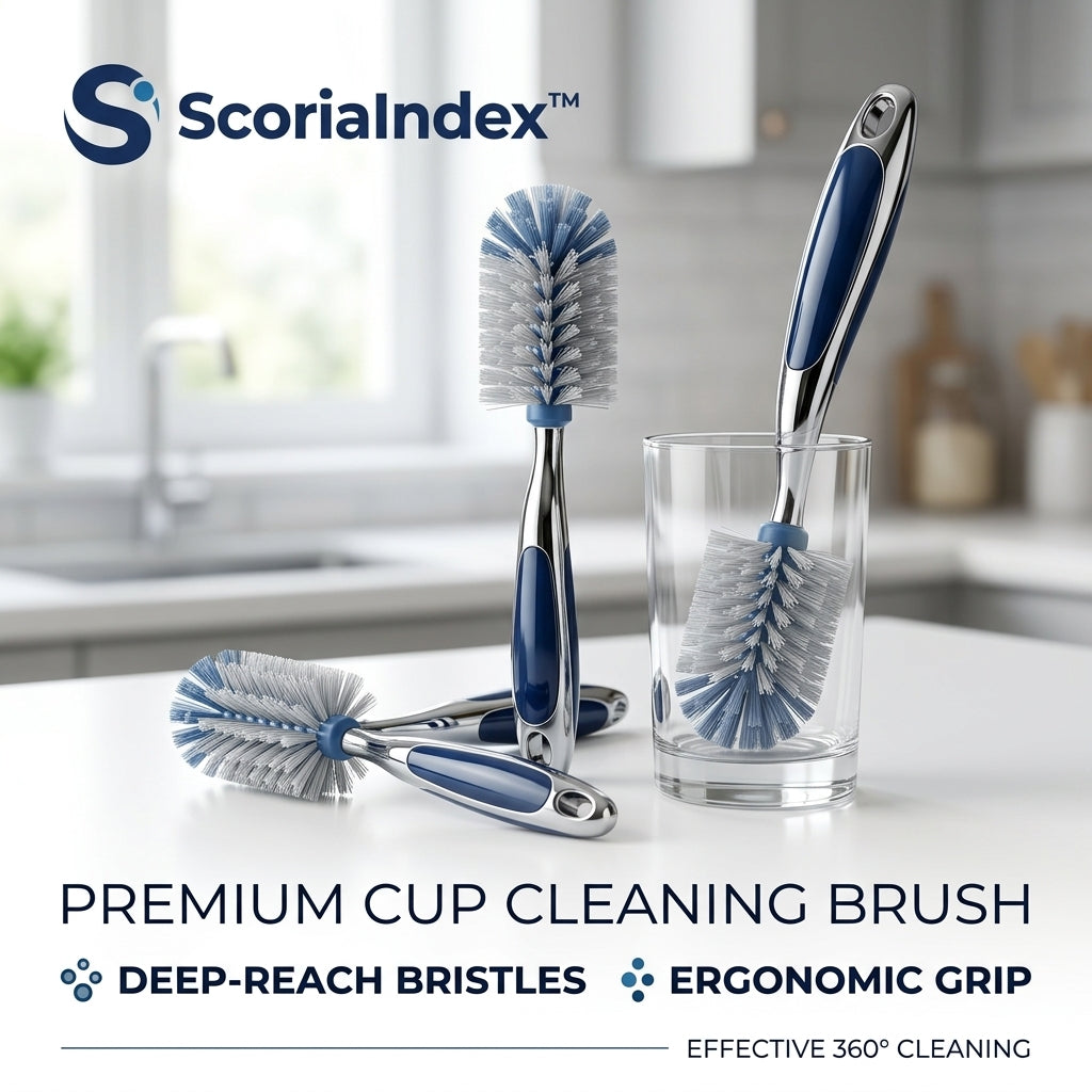 ScoriaIndex™ Strata-Flex Articulating Cup Brush (with Basalt-Polymer Micro-Fins)